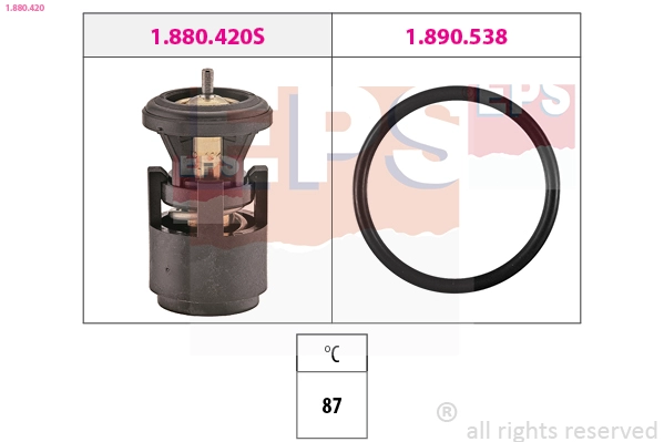 Thermostat, coolant (1.880.420)