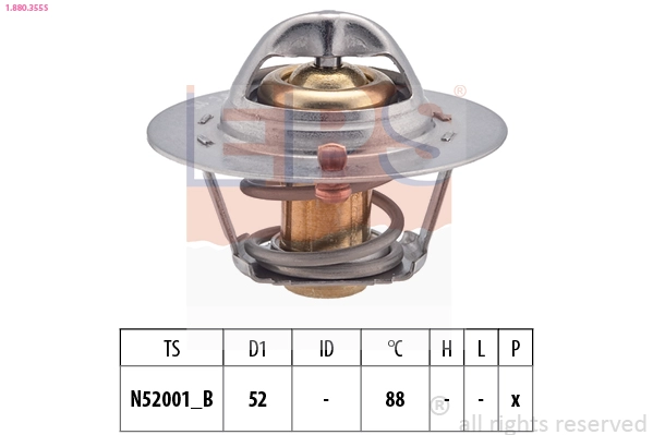 Thermostat, coolant (1.880.355S)