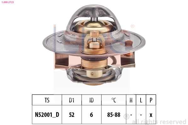 Thermostat, coolant (1.880.272S)