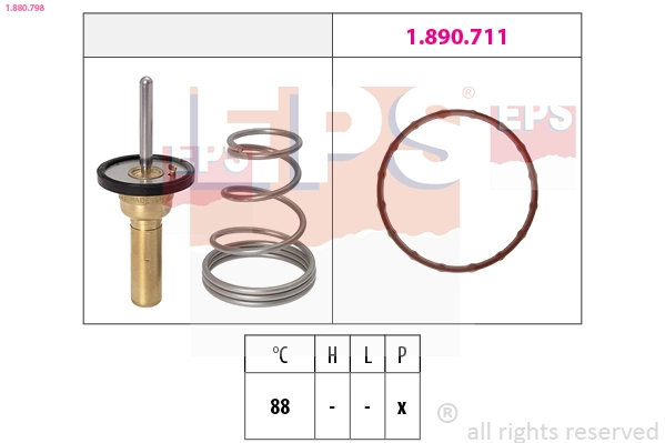 Thermostat, coolant (1.880.798)