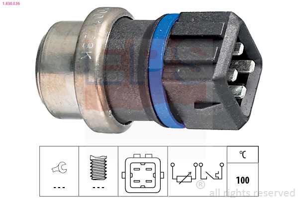 Sensor, coolant temperature (1.830.536)