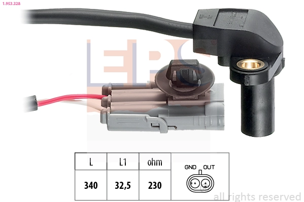 Sensor, crankshaft pulse (1.953.328)