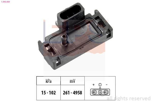 Air Pressure Sensor, altitude adaption (1.993.001)