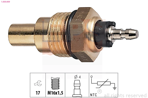 Sensor, coolant temperature (1.830.009)
