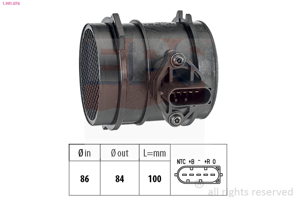 Mass Air Flow Sensor (1.991.076)