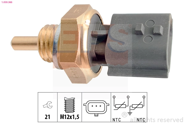 Sensor, coolant temperature (1.830.365)