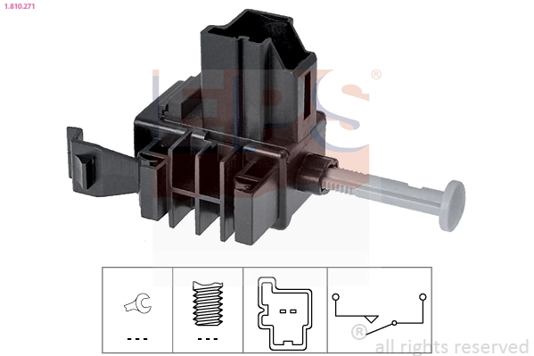 Switch, clutch control (cruise control) (1.810.271)