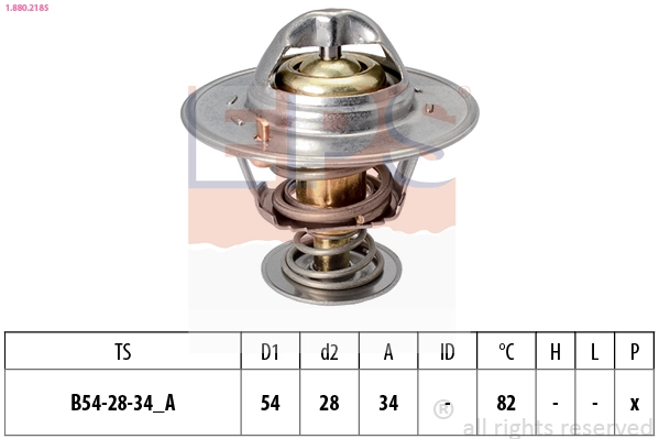 Thermostat, coolant (1.880.218S)