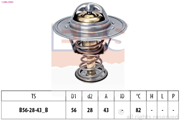 Thermostat, coolant (1.880.769S)