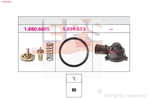 Thermostat, coolant (1.880.689K)