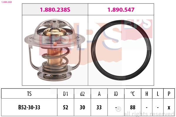 Thermostat, coolant (1.880.269)