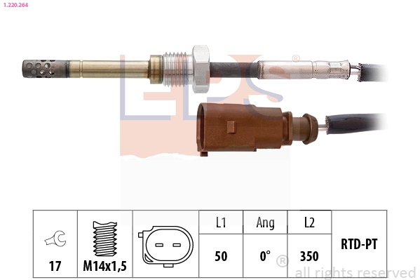 Sensor, exhaust gas temperature (1.220.264)