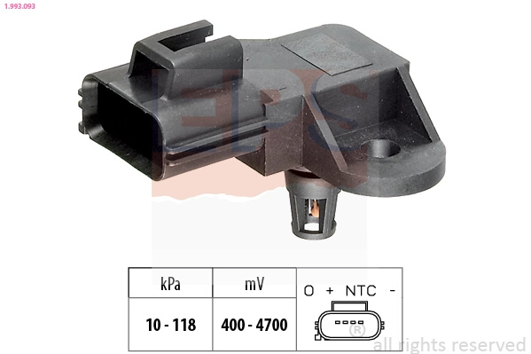 Air Pressure Sensor, altitude adaption (1.993.093)