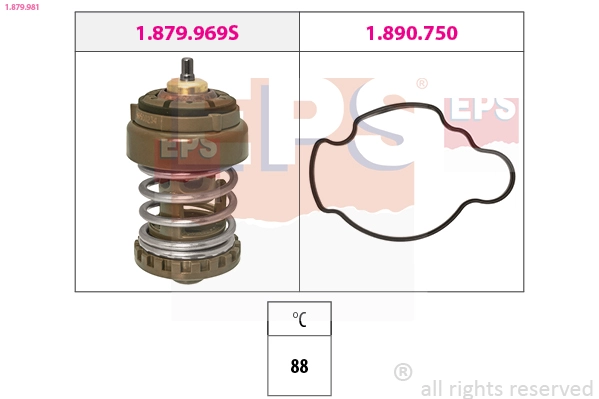 Thermostat, coolant (1.879.981)