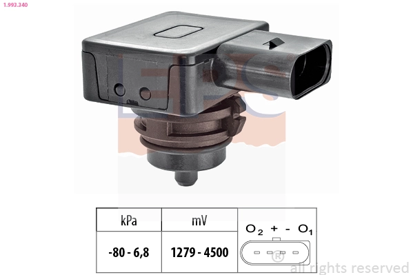 Pressure Sensor, brake booster (1.993.340)