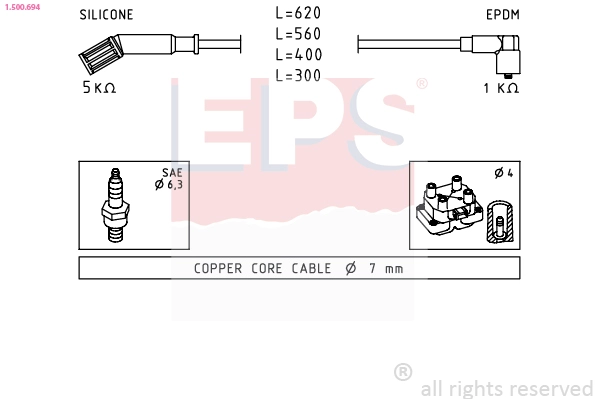 Ignition Cable Kit (1.500.694)