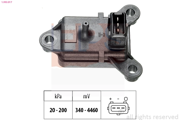 Air Pressure Sensor, altitude adaption (1.993.017)