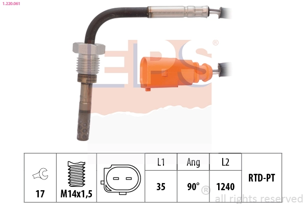 Sensor, exhaust gas temperature (1.220.061)