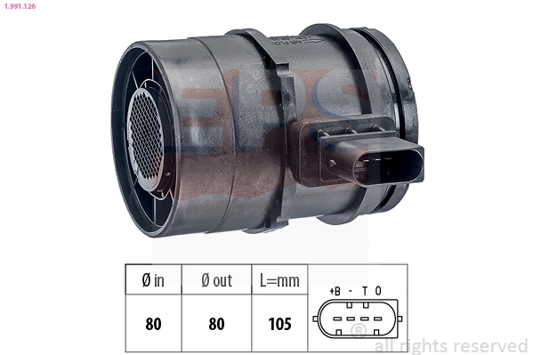 Mass Air Flow Sensor (1.991.126)