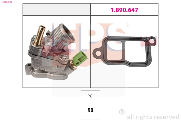 Thermostat, coolant (1.880.733)