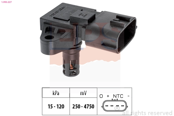 Air Pressure Sensor, altitude adaption (1.993.227)