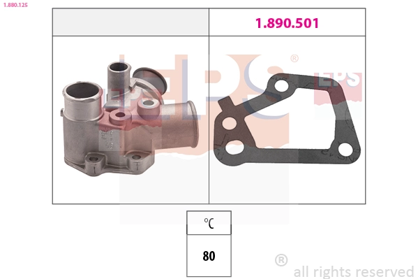 Thermostat, coolant (1.880.125)