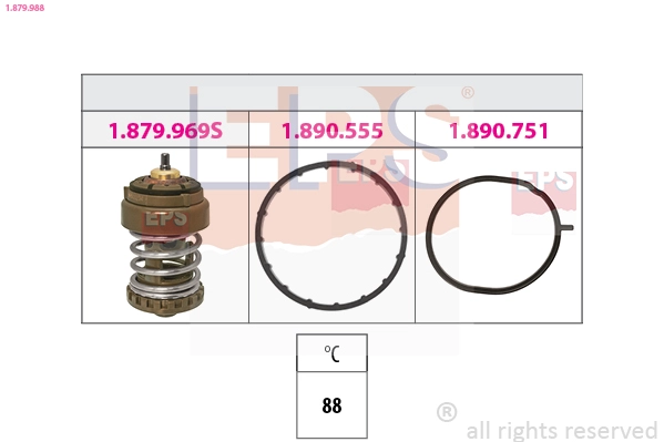 Thermostat, coolant (1.879.988)