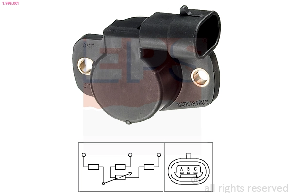 Sensor, throttle position (1.995.001)
