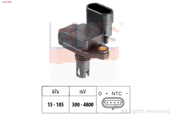 Air Pressure Sensor, altitude adaption (1.993.088)