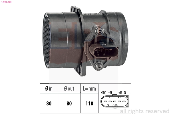 Mass Air Flow Sensor (1.991.223)