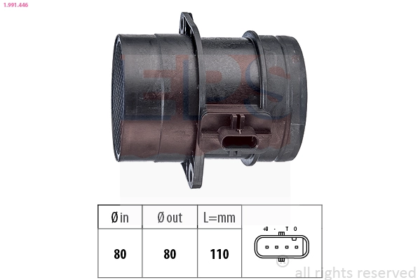 Mass Air Flow Sensor (1.991.446)
