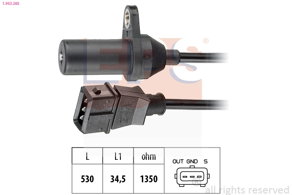 Sensor, crankshaft pulse (1.953.265)