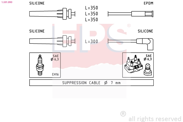 Ignition Cable Kit (1.501.990)
