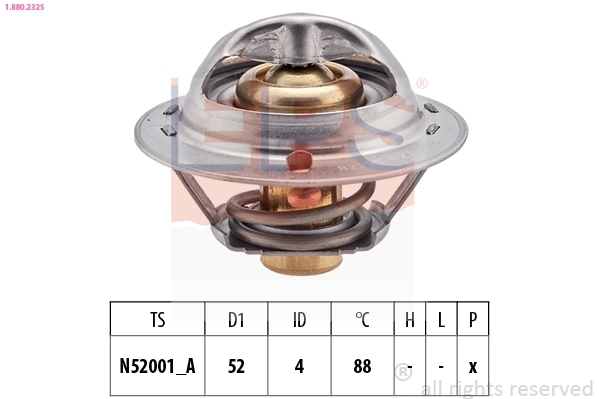 Thermostat, coolant (1.880.232S)