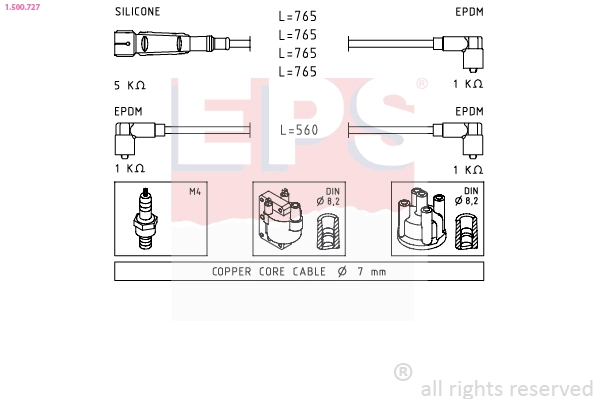 Ignition Cable Kit (1.500.727)