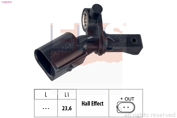 Sensor, wheel speed (1.960.012)