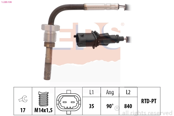 Sensor, exhaust gas temperature (1.220.138)