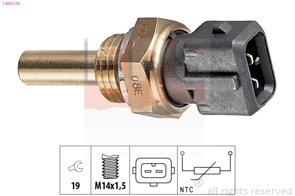 Sensor, coolant temperature (1.830.176)