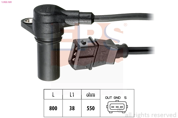 Sensor, crankshaft pulse (1.953.181)