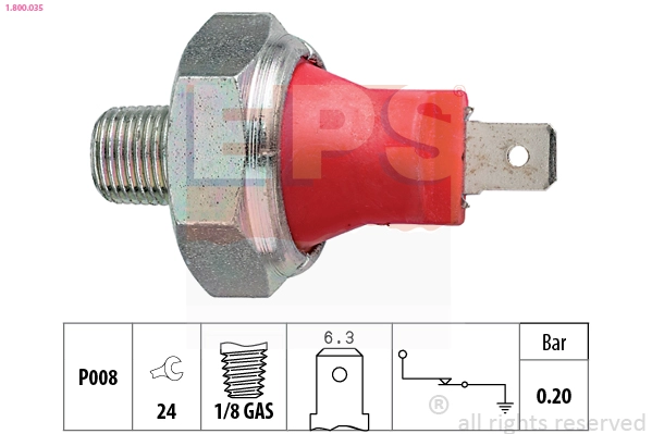 Oil Pressure Switch (1.800.035)