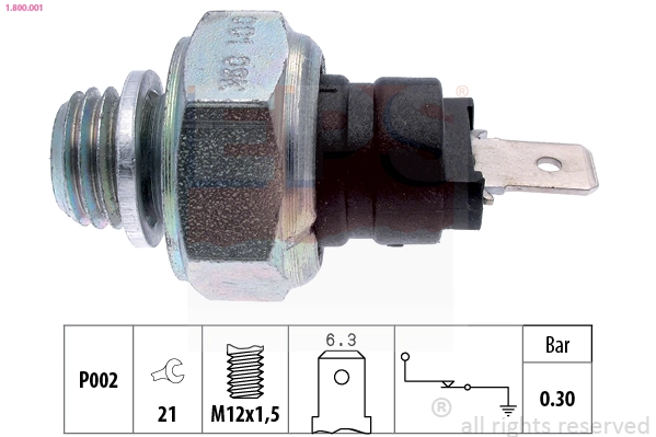 Oil Pressure Switch (1.800.001)