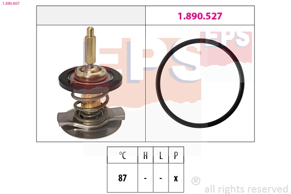 Thermostat, coolant (1.880.807)