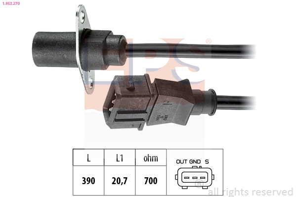 Sensor, crankshaft pulse (1.953.270)