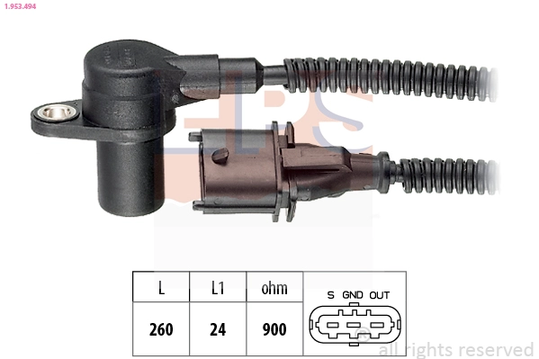 Sensor, crankshaft pulse (1.953.494)