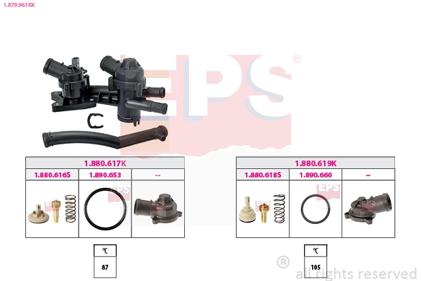 Thermostat, coolant (1.879.961KK)