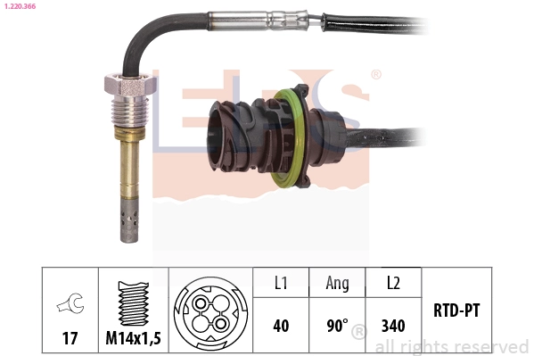 Sensor, exhaust gas temperature (1.220.366)