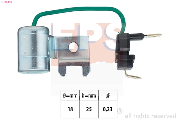Capacitor, ignition system (1.106.196)