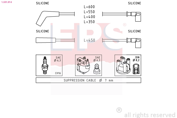 Ignition Cable Kit (1.501.914)