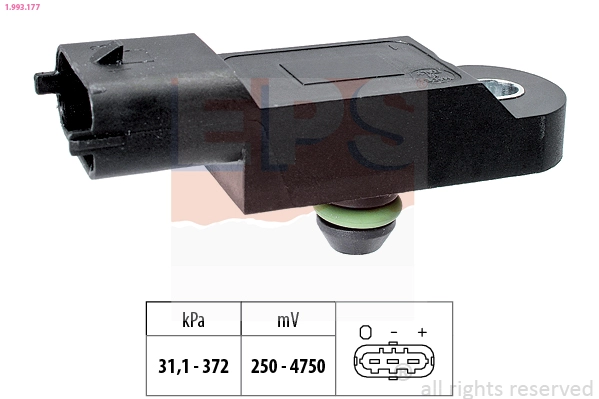 Air Pressure Sensor, altitude adaption (1.993.177)