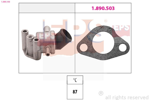 Thermostat, coolant (1.880.106)